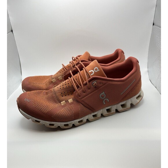 On Running Cloud Running Shoes Chili Rust US Womens Size 10.5 - Picture 3 of 6